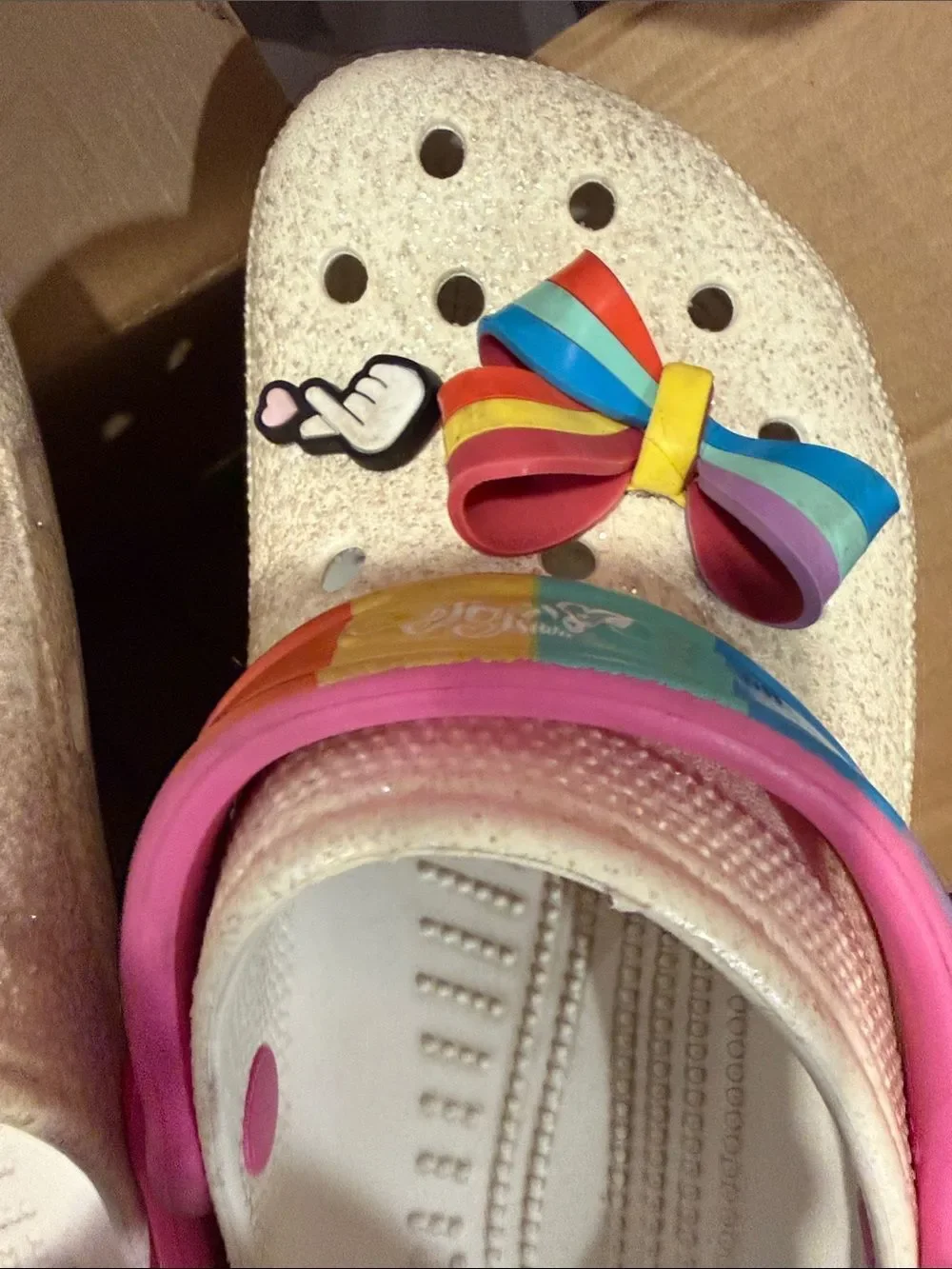 🎉Final Deal 🎉JoJo Siwa sparkly blow crocs